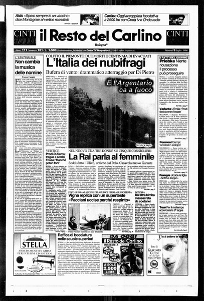 Il Resto del Carlino : giornale dell'Emilia